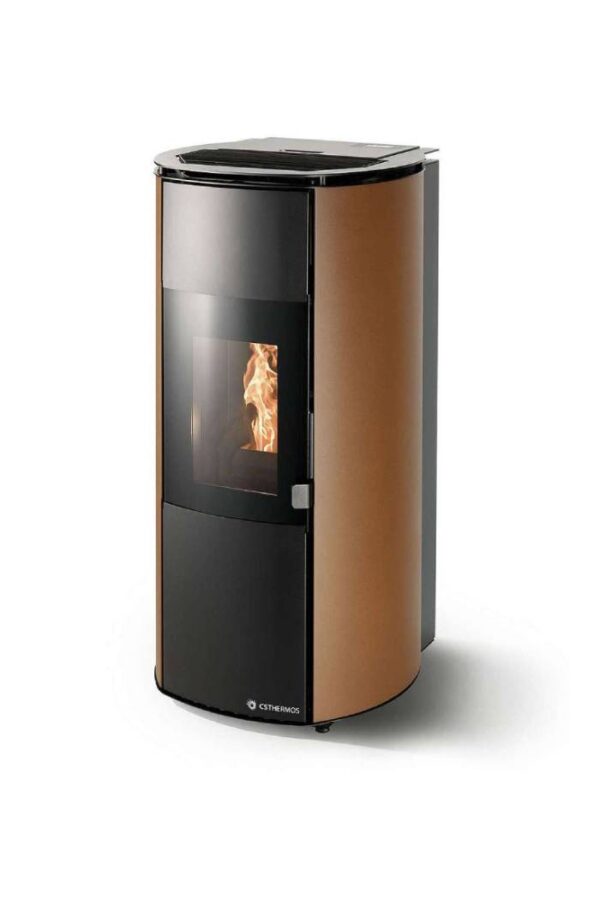 Stufa a pellet Cs Thermos ARIANNA 10 10,1kw - Colore Bronzo